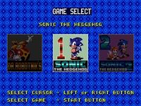 Sonic Compilation, capture d'écran